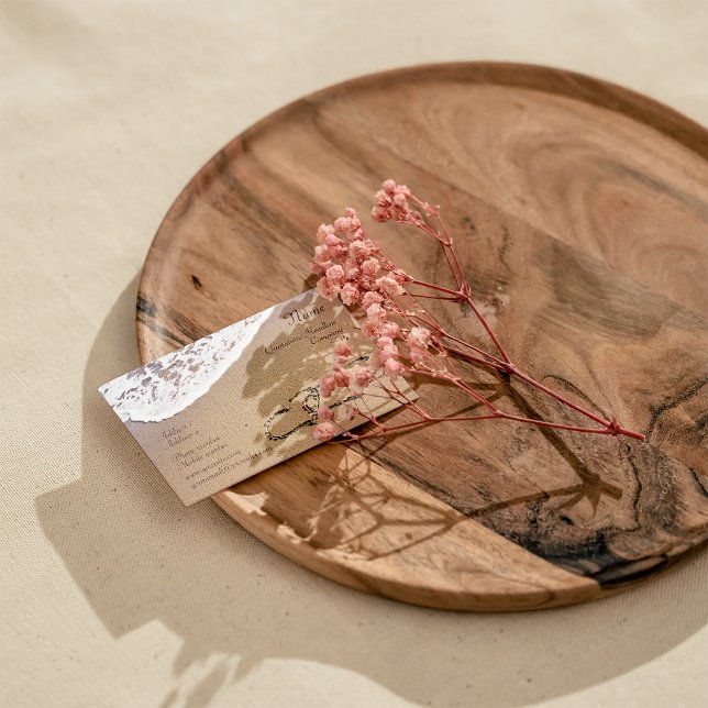 Zwei Herzen im Sand Visitenkarte (Two hearts drown in the sand business card. Summer, love activities related)