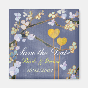 Zwei Herzen Save the Date, die Magneten Wedding Magnet