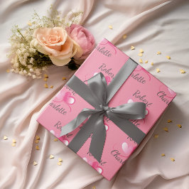 Zwei Herzen treffen sich als eine individuelle Hoc Geschenkpapier