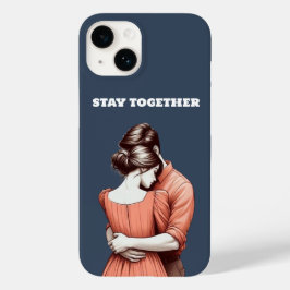 Zwei Herzen verbunden| Beispiel für bleibe Design: Case-Mate iPhone 14 Hülle