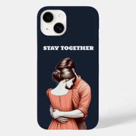 Zwei Herzen verbunden| Beispiel für bleibe Design: Case-Mate iPhone 14 Hülle