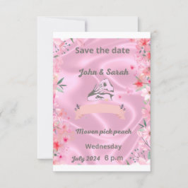 Zwei Herzen zu einer Einladung Hochzeitskarten