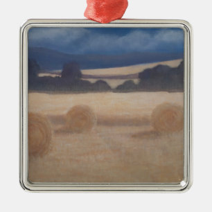 Zwei Heu-Ballen 2012 2 Silbernes Ornament