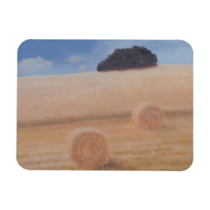 Zwei Heu-Ballen 2012 Magnet