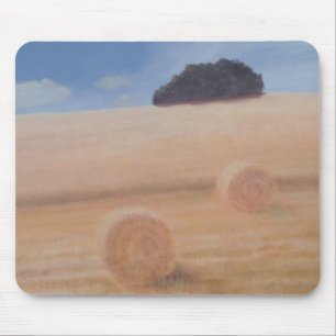 Zwei Heu-Ballen 2012 Mousepad