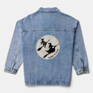 zwei Hexen, die den Himmel erforschen Jeansjacke