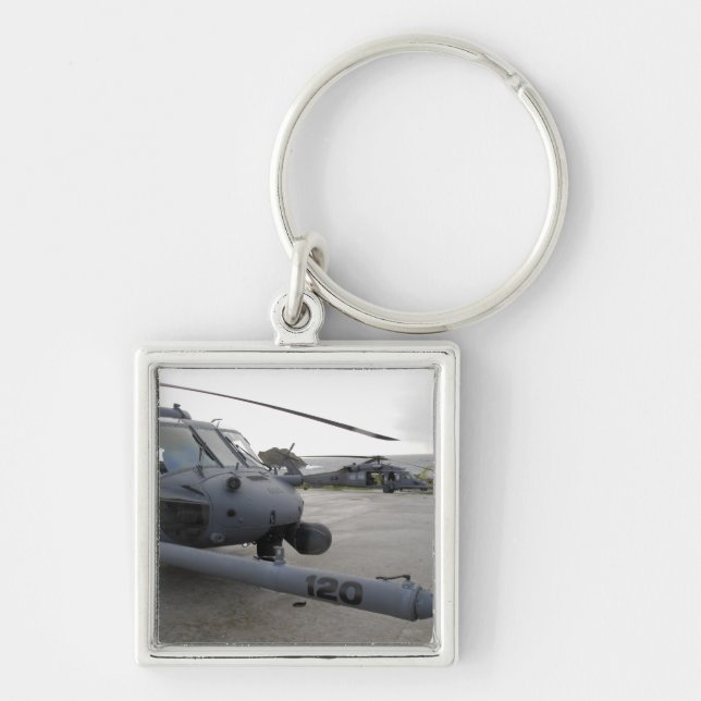 Zwei HH-60G Pave Hawks Schlüsselanhänger (Vorne)