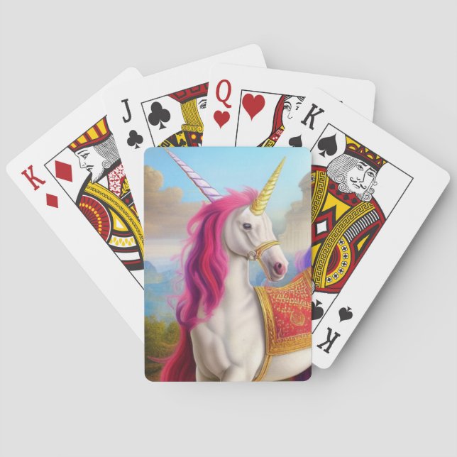 Zwei Hornhorn Spielkarten (Rückseite)
