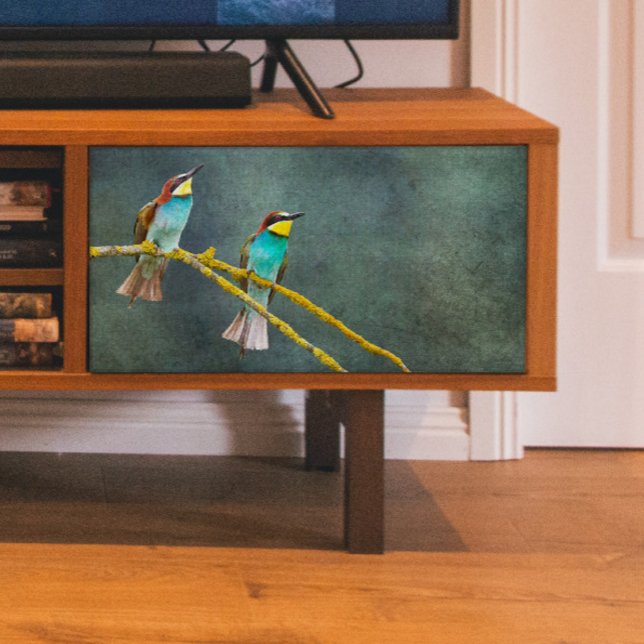 Zwei Hummingvögel beobachten Dekoupage Seidenpapier (Von Creator hochgeladen)