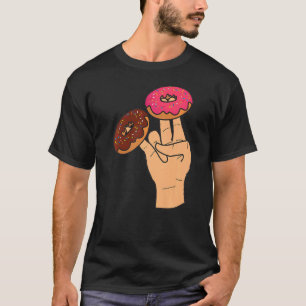 Zwei im rosa im stinkfarbenen Funny Shocker T-Shirt