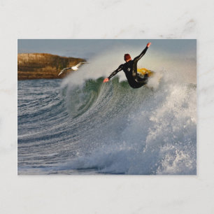 zwei in Bewegung Postkarte