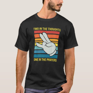 Zwei in den Gedanken eins in den Gebeten schockier T-Shirt