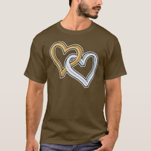 ZWEI INTERTWINED HEARS T-Shirt