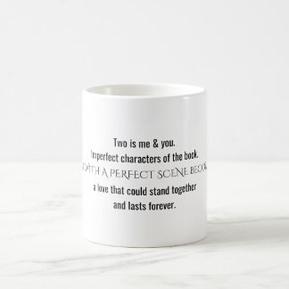 Zwei ist ich u. Sie Liebe-klassische weiße Tasse