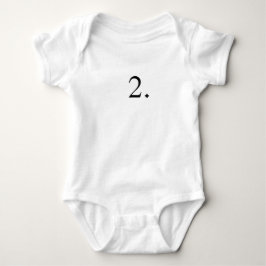 Zwei Jahre alter Baby Bodysuit Baby Strampler