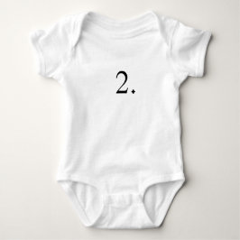 Zwei Jahre alter Baby Bodysuit Strampler