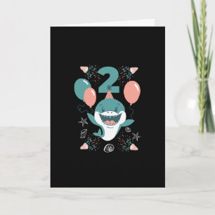 Zwei Jahre alter Hai Karte