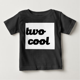 ZWEI JÄHRIG-ZU COOLE LUSTIGE HIPSTER-KINDER BABY T-SHIRT
