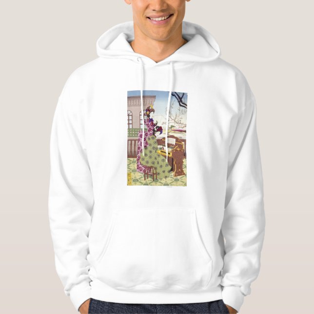 Zwei japanische Damen, C1890 Hoodie (Vorderseite)