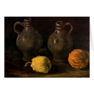 Zwei Jars und zwei Pumpkins von Vincent van Gogh