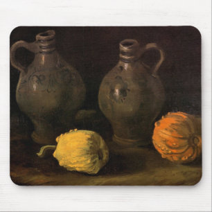 Zwei Jars und zwei Pumpkins von Vincent van Gogh Mousepad