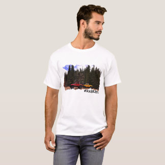 Zwei Jeeps u. Berge sind alle, die Sie benötigen T-Shirt