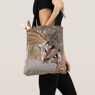 Zwei junge Giraffen Tasche