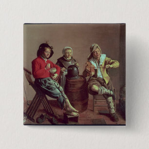 Zwei Jungen und ein Mädchen, das Musik, 1629 mach Button
