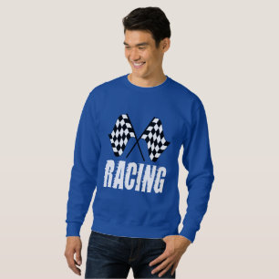 Zwei karierte Rennflaggen für den Wettbewerb 5 Sweatshirt