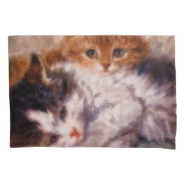 Zwei KätzchenSnuggle durch Henriëtte Ronner-Knip Kissenbezug