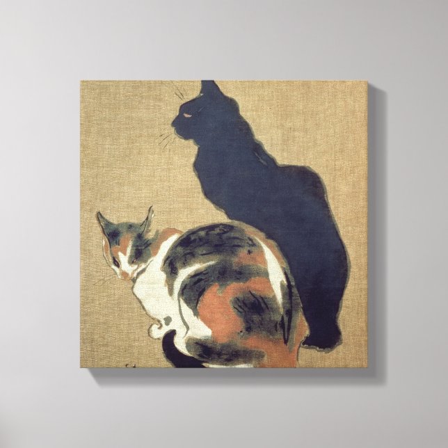 Zwei Katzen, 1894 Leinwanddruck (Vorderseite)