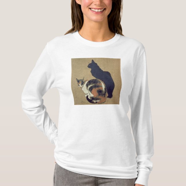 Zwei Katzen, 1894 T-Shirt (Vorderseite)