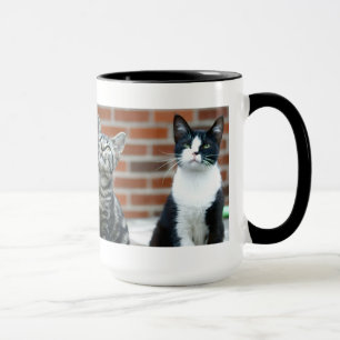 Zwei Katzen-Tasse Tasse