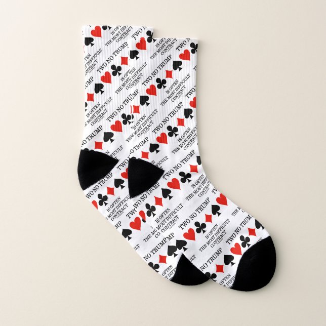 Zwei keine Trump-Spaß mit den schwierigsten Vertra Socken (Paar)