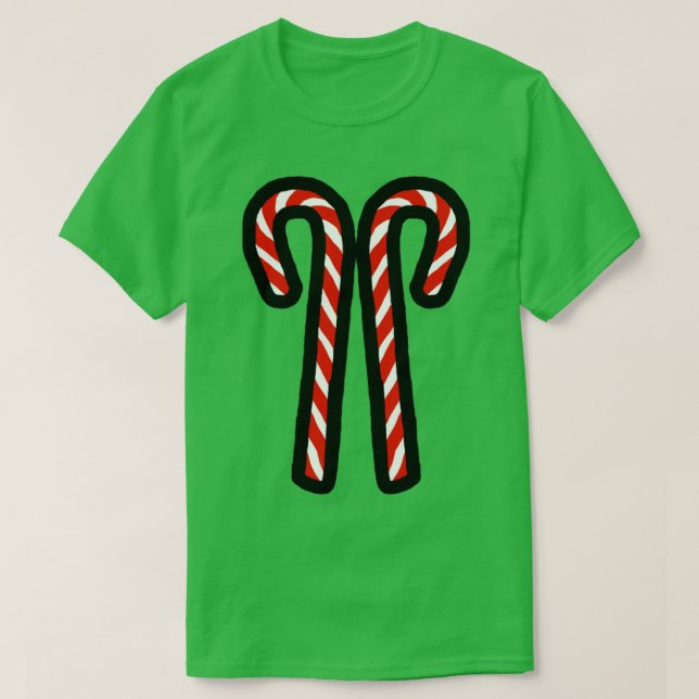 Zwei Kerzenleuchten zu Weihnachten T-Shirt (Design vorne)