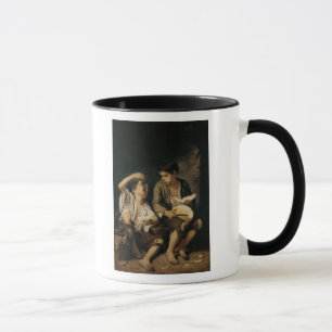 Zwei Kinder, die eine Melone und Trauben, 1645-46 Tasse