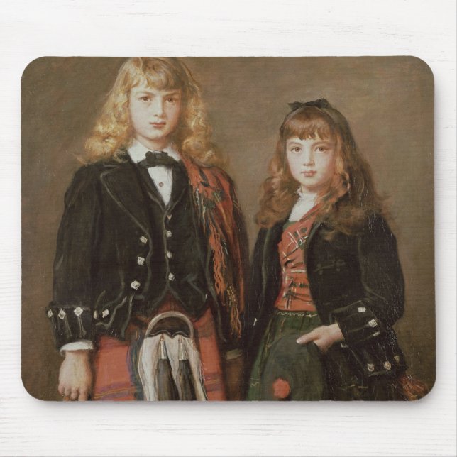 Zwei Kinder Mousepad (Vorne)
