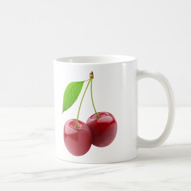 Zwei Kirschen Kaffeetasse (Rechts)