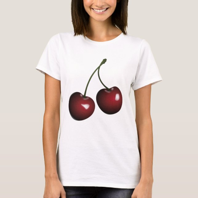 Zwei Kirschen T-Shirt (Vorderseite)