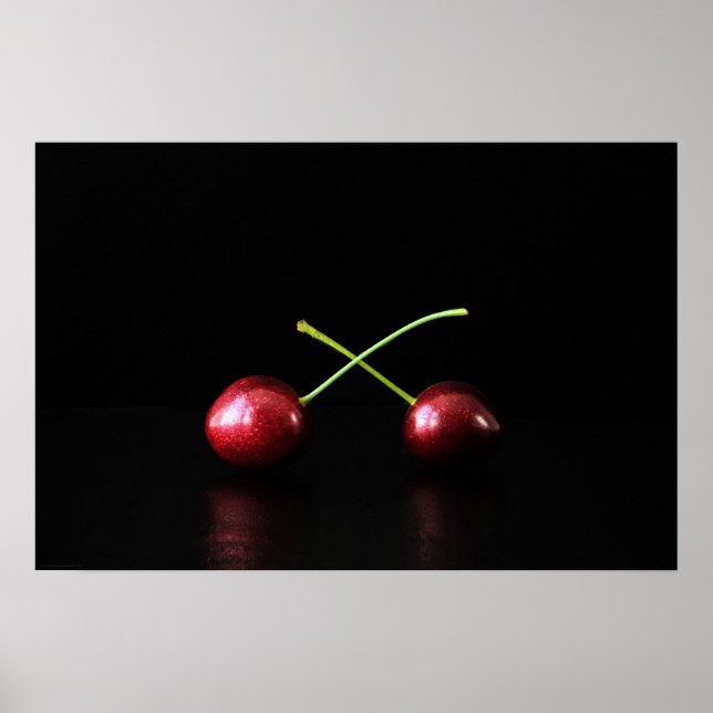 Zwei Kirschen wapcna Poster (Vorne)