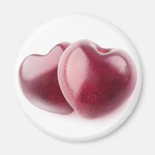 Zwei Kirschherzen Magnet