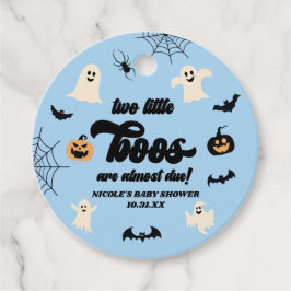 Zwei kleine Boos Twins Halloween Babydusche Geschenkanhänger