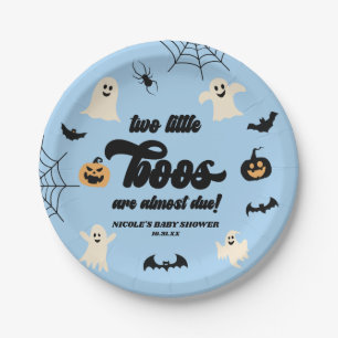 Zwei kleine Boos Twins Halloween Babydusche Pappteller
