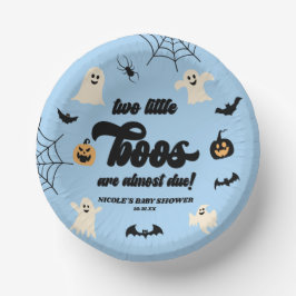 Zwei kleine Boos Twins Halloween Babydusche Pappteller