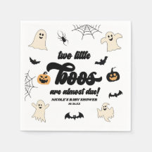 Zwei kleine Boos Twins Halloween Babydusche