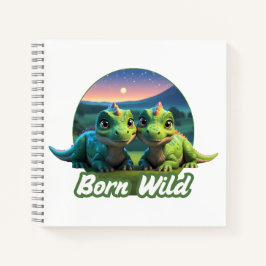 Zwei kleine Dinos - Born Wild  Notizbuch