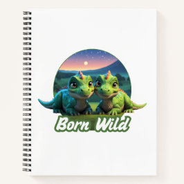 Zwei kleine Dinos - Born Wild  Notizbuch