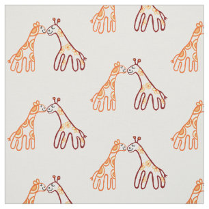Zwei kleine Giraffen Stoff