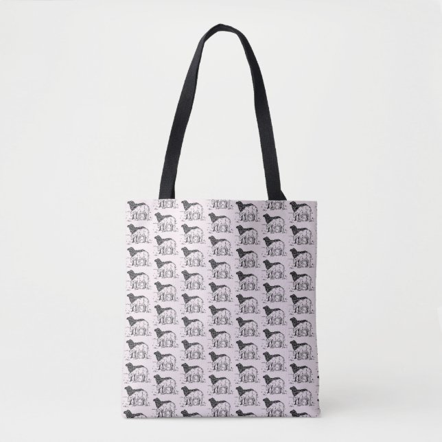 Zwei kleine Lämmer Niedliche Schaffarm Zeichnend Tasche (Vorderseite)