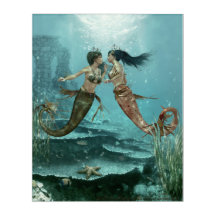 Zwei kleine Mermaids
